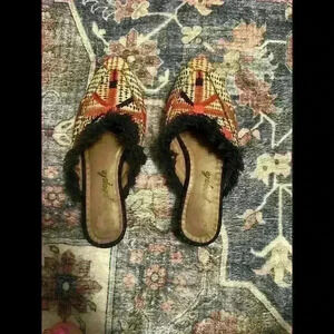 Free People New Port Women’s Size 36 US 5 flat mules Multicolor Sandal